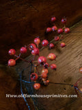 #41252B-OR Primitive Realistic Orange Bittersweet Twig Garland  #1 Seller