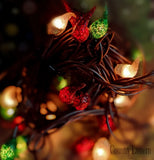 W35T-HGLW  35Ct Teeny Holiday Glow