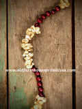 #2264  Cranberry & Popcorn Garland