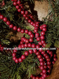 #RH821 Cranberry Garland 9' 🌲Back In Stock!