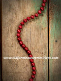 #RH821 Cranberry Garland 9' 🌲Back In Stock!